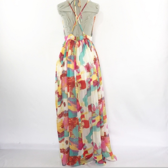 Watercolor Maxi Dress - Picture 3 of 4